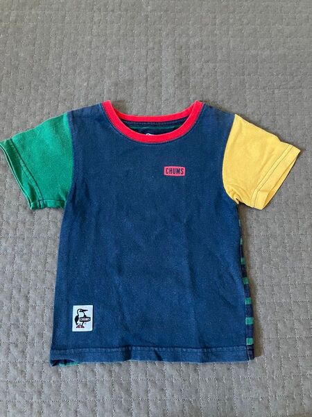 CHUMS マルチカラー Tシャツ 90-100 Sサイズ
