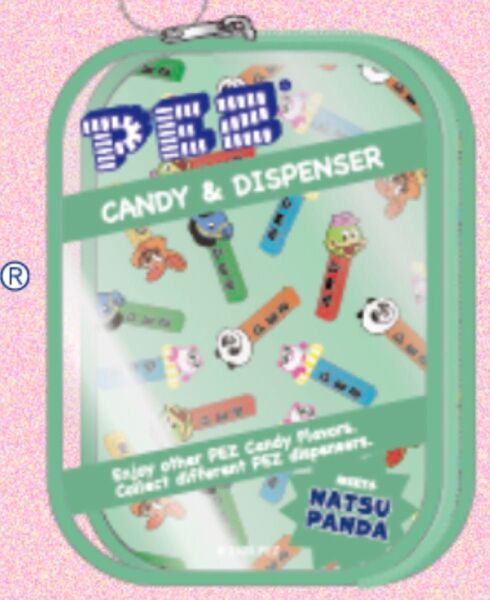 クーポン利用可! PEZ 推し活クリアポーチ グリーン