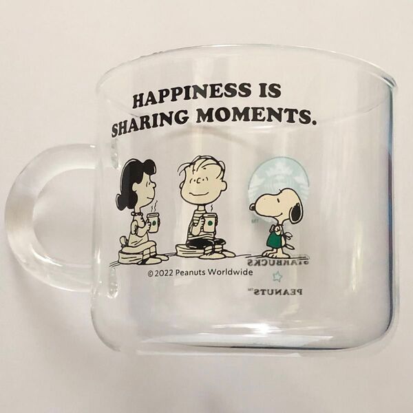 (新品未使用) スターバックス スヌーピー コラボ グラスマグ PEANUTS 355ml