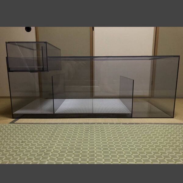 オール5mm板厚使用 ★☆販売再開 3層式濾過槽 オーバーフロー水槽用 1000×400×400 水流1タイプ 送料別☆★