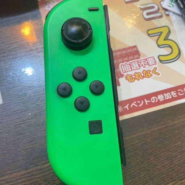 Nintendo Switch Joy-Con 左側 ネオングリーン ジャンク扱い