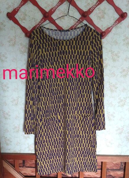 marimekko チュニック ワンピース 長袖
