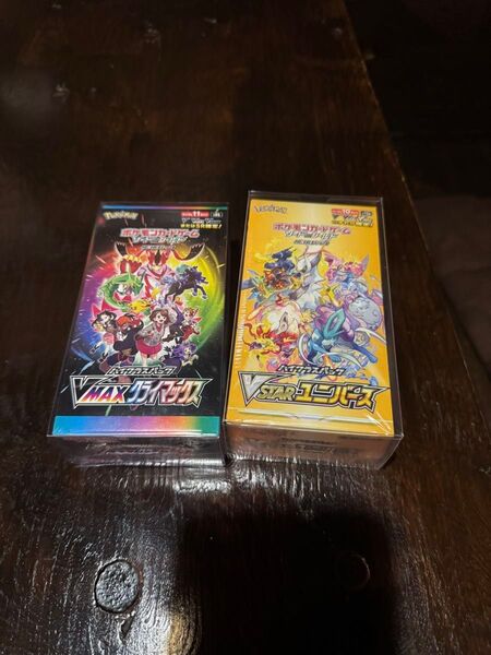シュリンク付 VMAXクライマックス 1BOXVSTARユニバース 1BOX ポケモンカードゲーム
