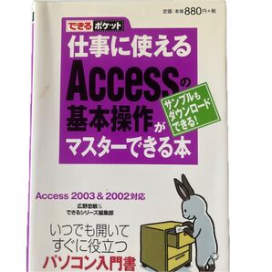 仕事に使えるAccessの基本操作マスターできる本 Access 2003&2002対応