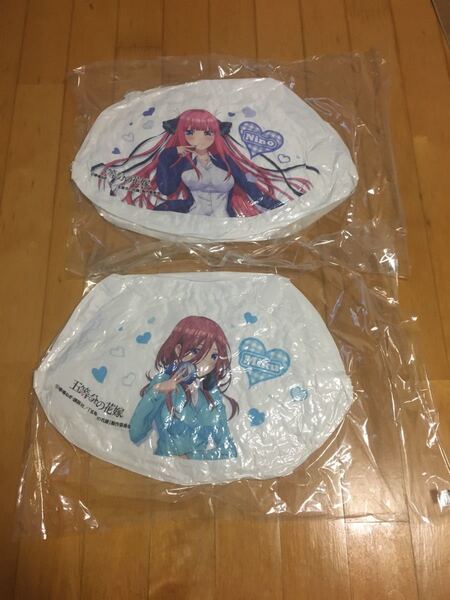 五等分の花嫁 くじコレ A賞 二乃 三玖 クッション