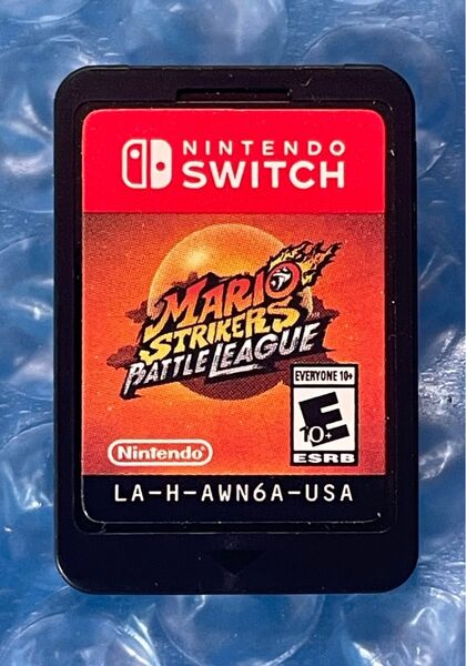 7b動作確認済み マリオストライカーズ バトルリーグ海外版 日本語対応 ニンテンドースイッチ ソフトのみ