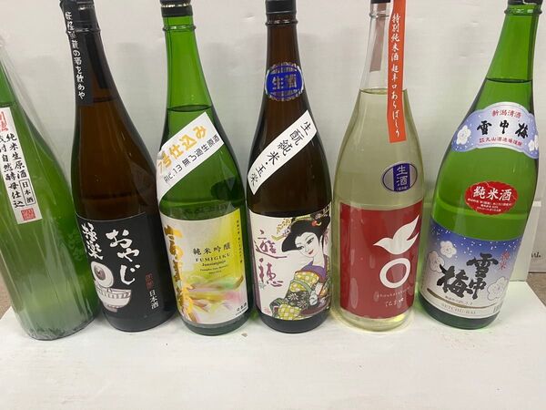 【日本酒】一升瓶6本セット