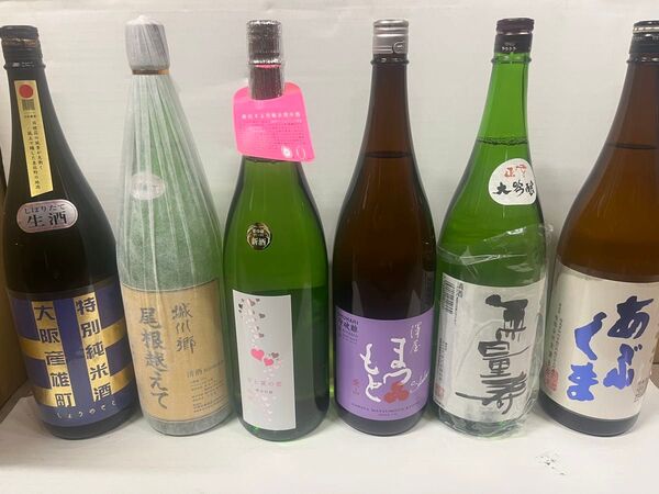 【日本酒】一升瓶6本セット