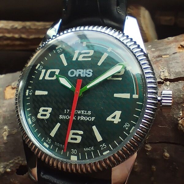 ●美品!●オリス■ORIS 手巻き機械式1980年代ヴィンテージメンズ腕時計アンティーク即納 男性人気ブランド