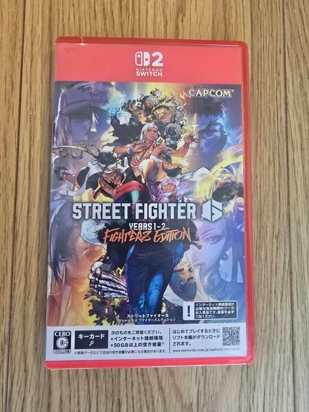 ストリートファイター6 STREET FIGHTER 6 1-2 Years コード未使用 switch2 スイッチ