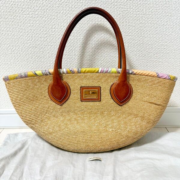 EMILIO PUCCI エミリオプッチ かごバッグ カゴバック ショルダーバッグ 可愛い 夏