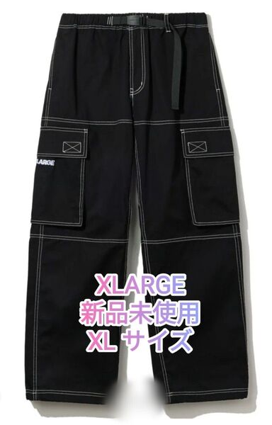 XLARGE RESORT CARGO PANTS 22 カーゴパンツ ブラック