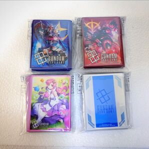 即日発送 ガンダムカードゲーム 公式スリーブ 全4種類セット