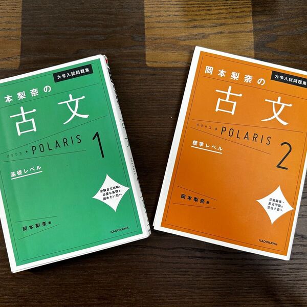 大学入試問題集 岡本梨奈の古文 基礎レベル1 標準レベル2 2冊セット
