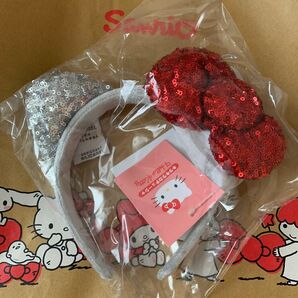 Sanrio サンリオ ハロー キティ キラキラ カチューシャ レッド 新品未開封