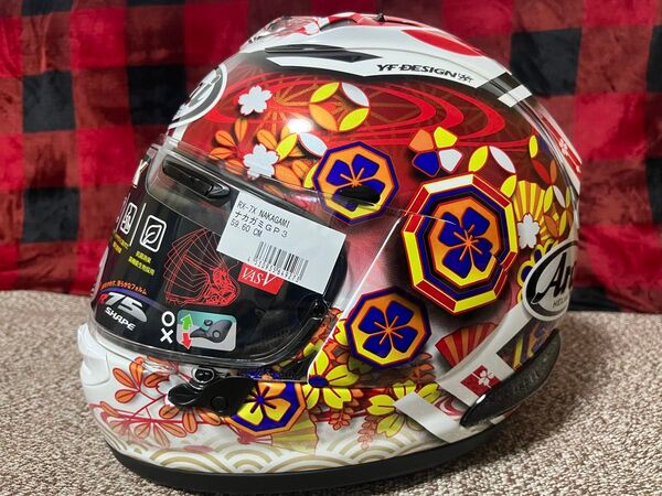 Arai アライ ヘルメット RX-7X NAKAGAMI GP3 ナカガミGP3 Mサイズ(57-58CM) 未使用品
