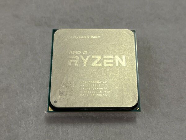 中古品 AMD Ryzen 5 2600(3.4 GHz/ 3.9 GHz、6コア/12スレッド、AM4)