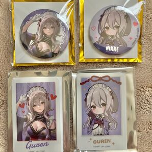 勝利の女神 nikke NIKKE and gallery コラボ カフェ 紅蓮 缶バッジ フォトカード