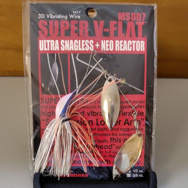 メガバスSUPER V-FLAT Megabass MS007 3/8oz スピナーベイト未開封
