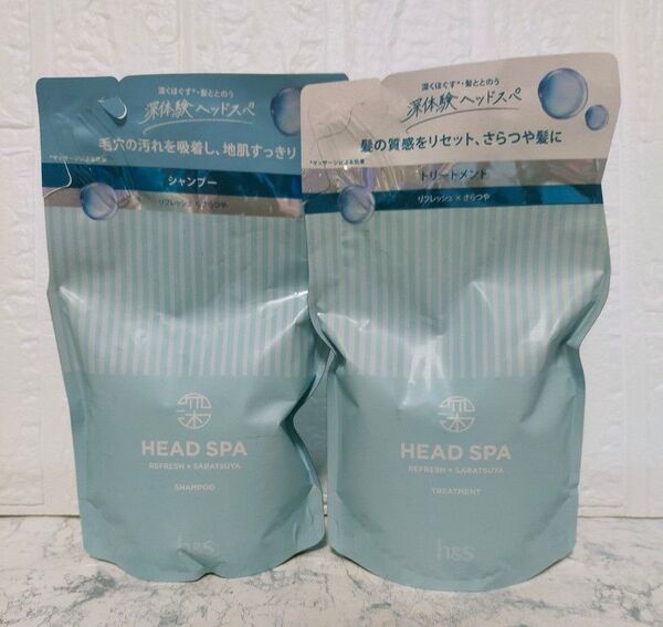 h&s 深体験ヘッドスパ リフレッシュ×さらつや シャンプー&トリートメント詰め替えセット