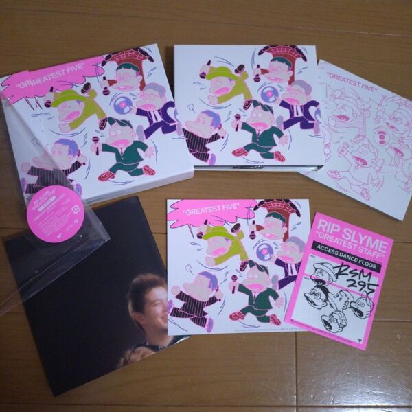 初回限定盤 RIP SLYME リップスライム ベスト アルバム CD GREATEST FIVE 25周年