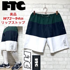 【美品】 FTC ナイロンリップストップ 水陸両用 ショーツ ビーチショーツ