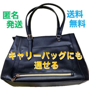 【今ならクーポンで¥200円OFF】大人気 バッグ 黒 キャリーケースにも通せるバッグで便利 収納ポケットたくさん 幅広く大活躍