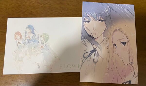 Innocent Grey FLOWERS 春篇 秋篇 非売品ポストカード2種2枚 譲葉&ネリネ 杉菜水姫 スギナミキ 殻ノ少女