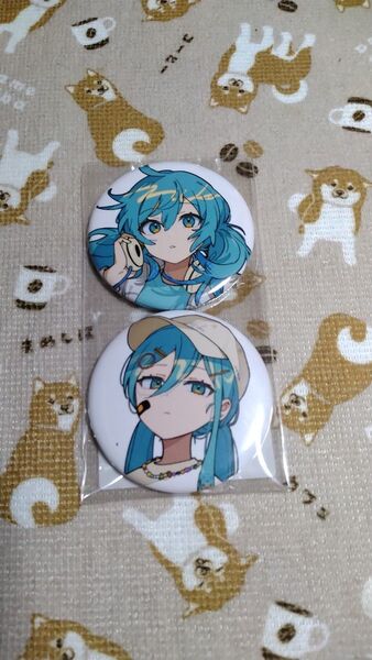 【新品未開封】 初音ミク echo 缶バッジ 【即購入OK】