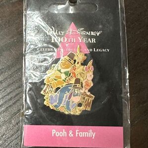 ディズニー100周年記念 ピンバッジ プーさん