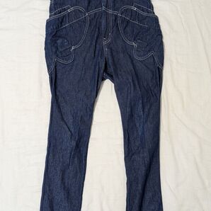 mercibeaucoup メルシーボーク 蝶 ちょうちょ サルエルパンツ デニム サイズ1 ユニセックス