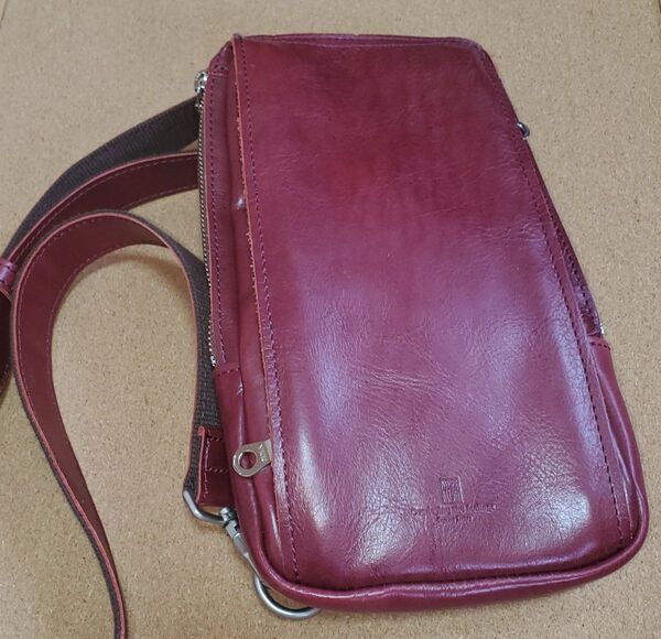 バギーポート BAGGY PORT KOI ボディバッグ レザー 日本製 ワインレッド