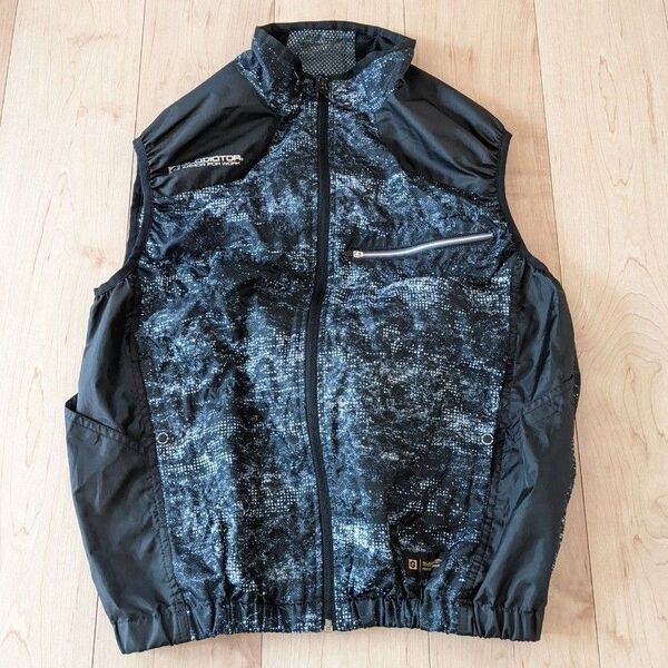GLADIATOR×空調風神服 CO-COS風ダウンベスト ファン無し空調服のみ カラー ドットカモフラ Lサイズ