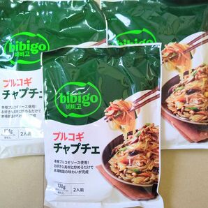 値下げ bibigo ビビゴ プルコギチャプチェ2人前×3袋 まとめ売り