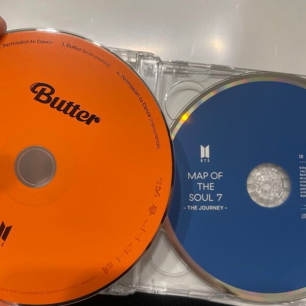 BTS Butter & MAP OF THE SOUL7 ディスクのみ CD