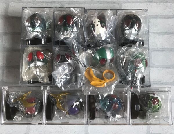仮面ライダーマスクコレクション マスコレ 1号 2号 V3 ショッカーライダー スカイライダー クウガ他