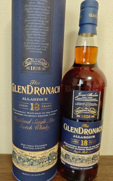 グレンドロナック アラダイス 18年 2018年ボトリング GLENDRONACH