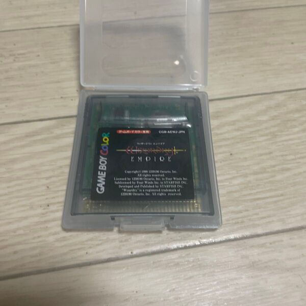 ゲームボーイカラー ウィザードリィ エンパイア ソフト