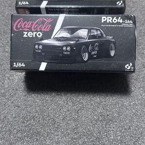 海外版1/64サイズPOP RACE×TINY コラボ品 日産スカイラインGT-R ハコスカ コカコーラ