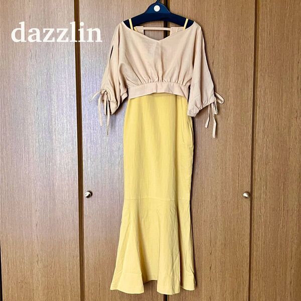 dazzlin ダズリン ショートコンビタイトワンピース S