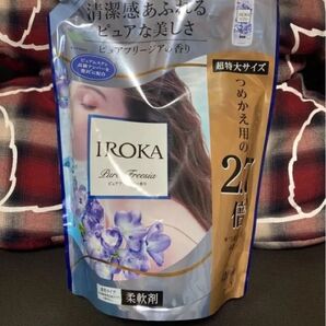 フレア フレグランス IROKA 柔軟剤ピュアフリージア スパウト1200ml×1 イロカ