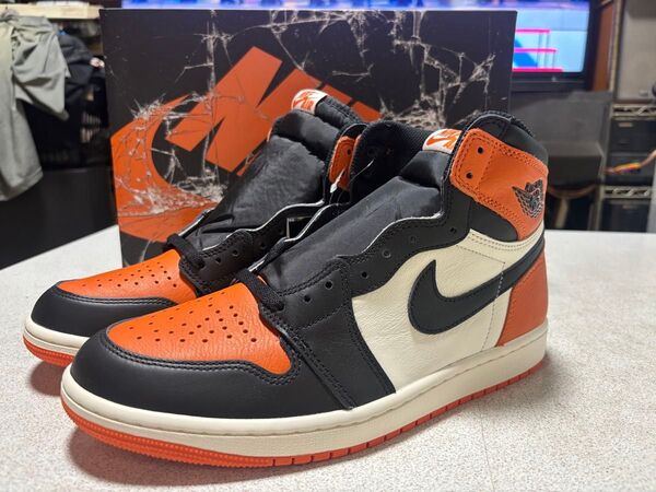 新品未使用 NIKE AIR JORDAN HIGH RETRO OG シャッタードバックボード 27.5cm