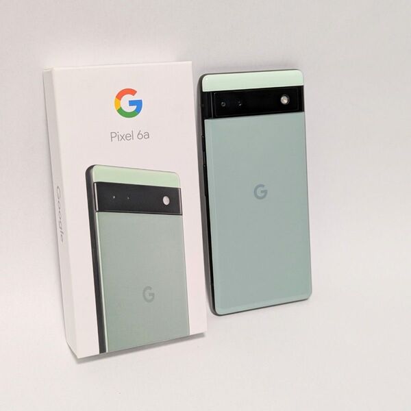 【美品】Pixel 6a SIMフリー 128GB セージカラー 付属品 ケース付
