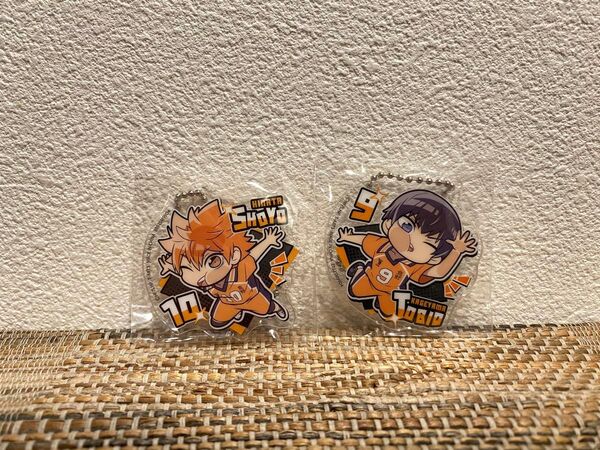 ハイキュー ガチャガチャ ぴた!でふぉめアクリルキーホルダー 日向翔陽 影山飛雄