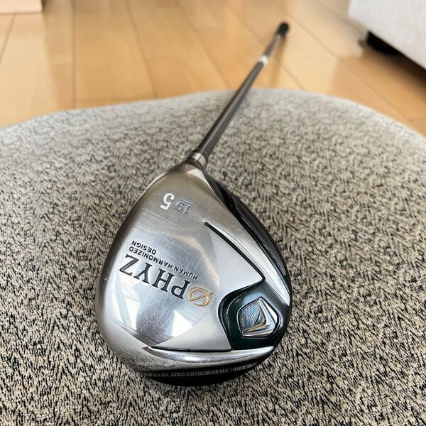 美品 人気 ブリヂストン ツアーステージ ファイズ PHYZ フェアウェイウッド 5w 19° カーボン 硬さSR 5番ウッド