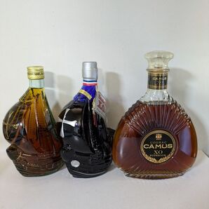 古酒3本セット カミュスペリオール サンタマリアシップボトル ブランデー コニャック