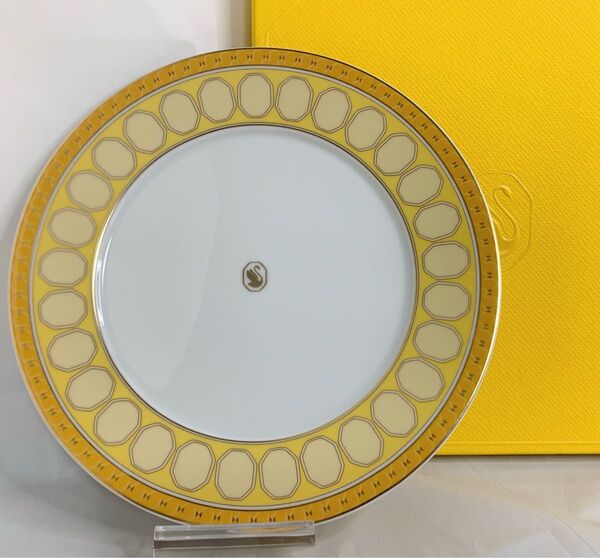 未使用 SWAROVSKI×Rosenthal スワロフスキー ローゼンタール コラボ シグナムプレート 23cm 1枚