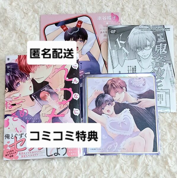 こんなにえっちでごめんなさい。 車谷晴子 コミコミ 特典 同人誌 冊子 リーフレット 色紙 drap コミック 新刊