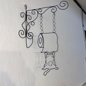 ワイヤークラフト トイレサイン ネコ