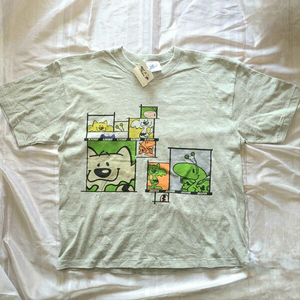 90s 古着 プリント Tシャツ cartoon dead stock 半袖 シングルステッチ 00s y2k